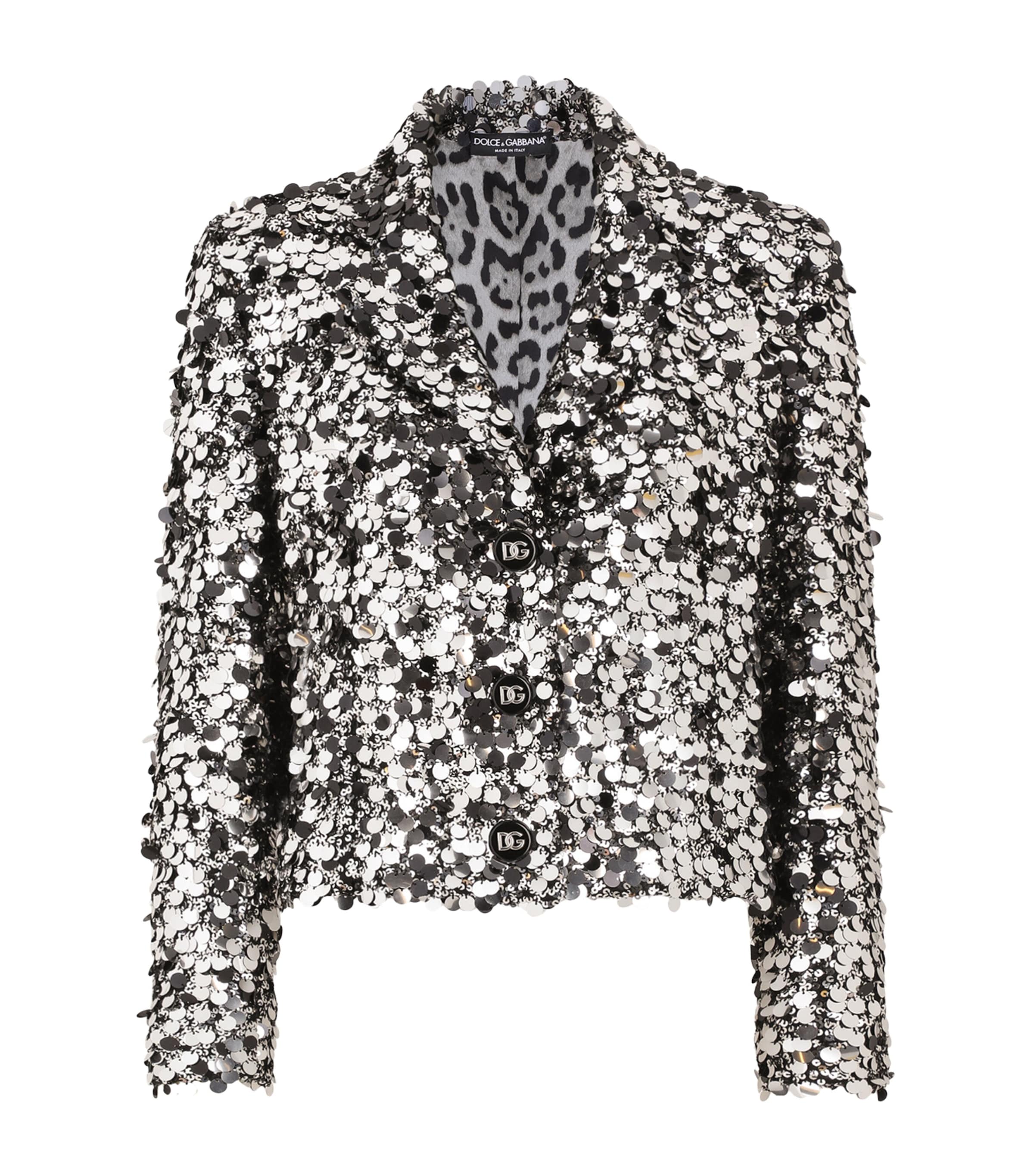 Sequinned Embellished Jacket