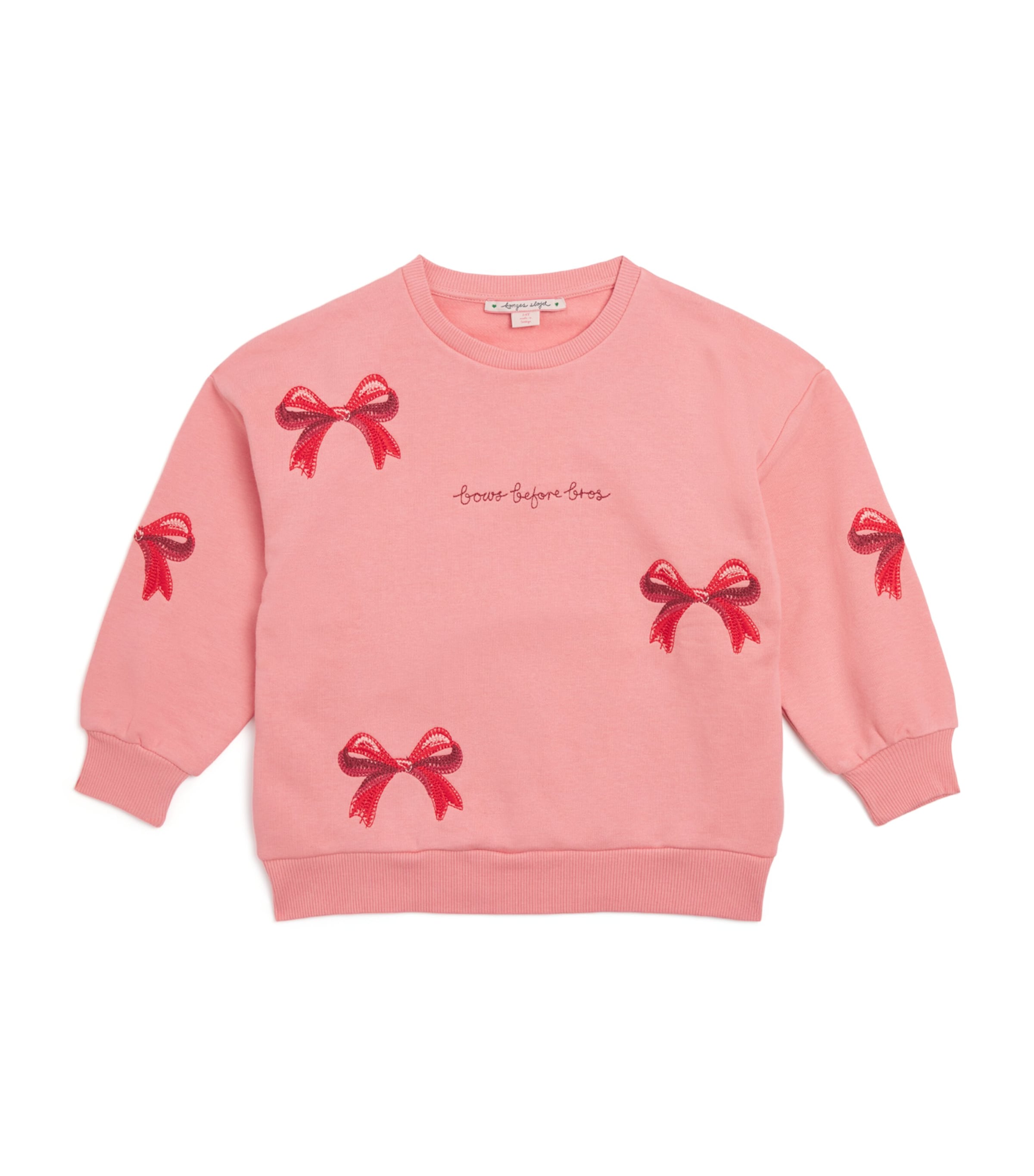 Organic Cotton-Blend Bow Lou Sweatshirt (5-10 Years)