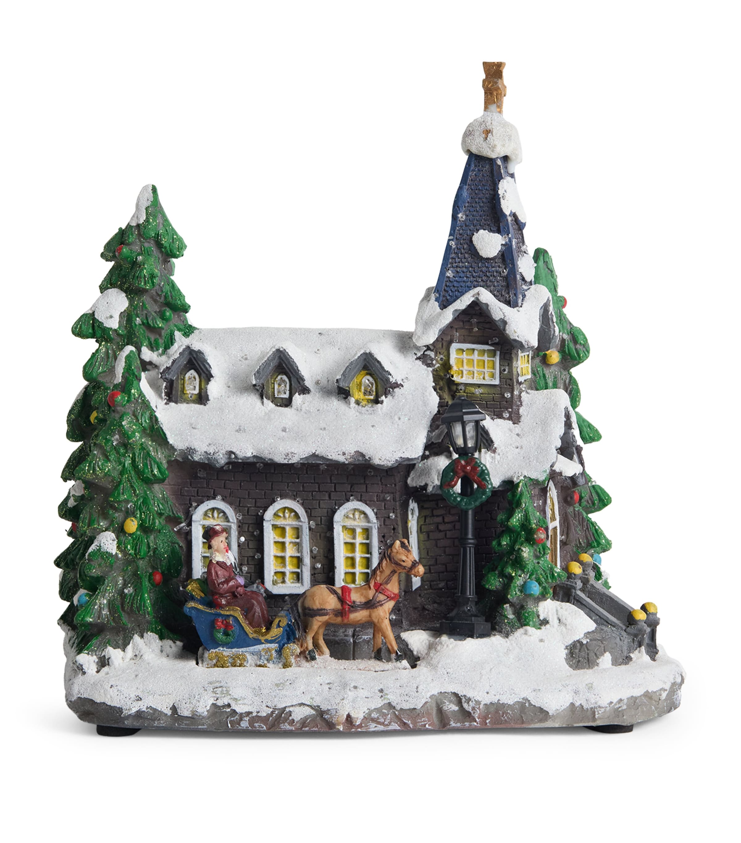 Harrods LED Christmas Church Ornament
