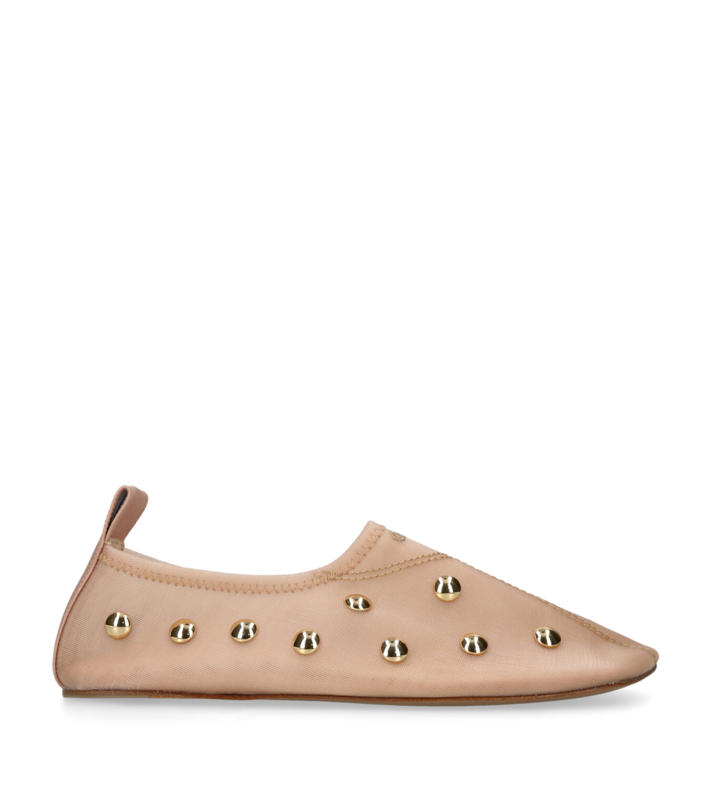 Leather Studded Rita Ballet Flats