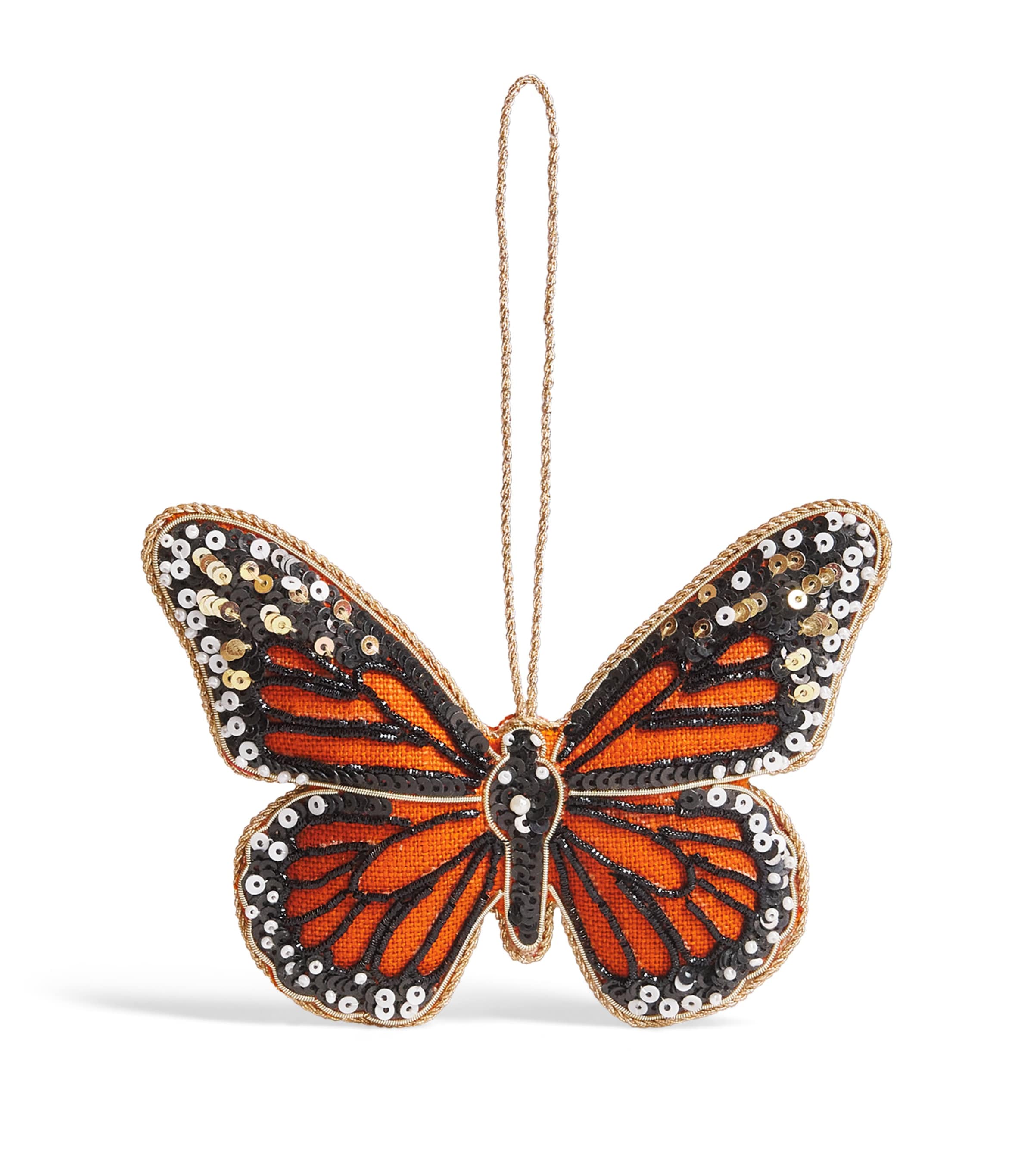 Katie Larmour Butterfly Monarch Tree Decoration Orange
