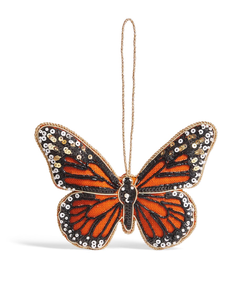 Katie Larmour Butterfly Monarch Tree Decoration Orange