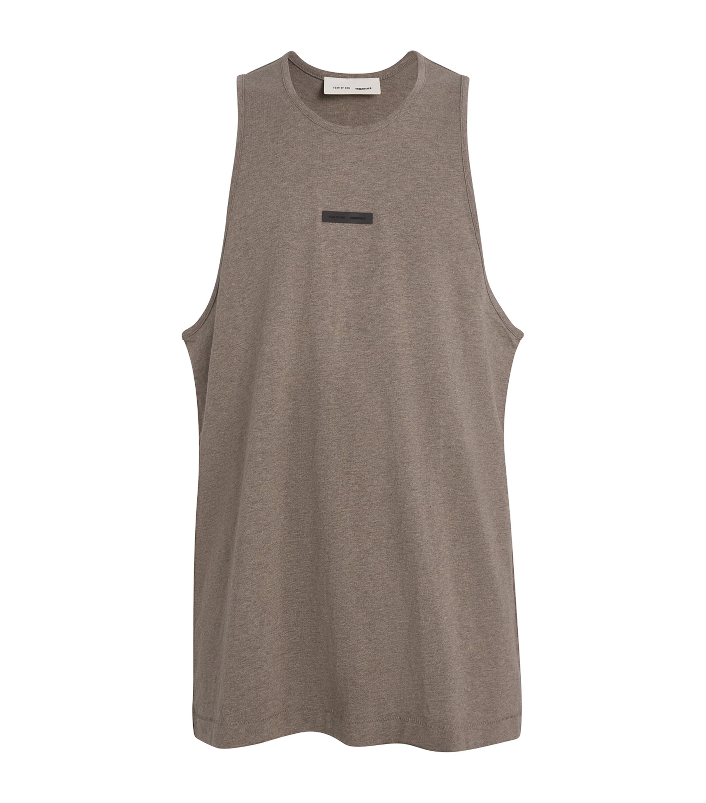 Cotton Oversized Logo Tank Top