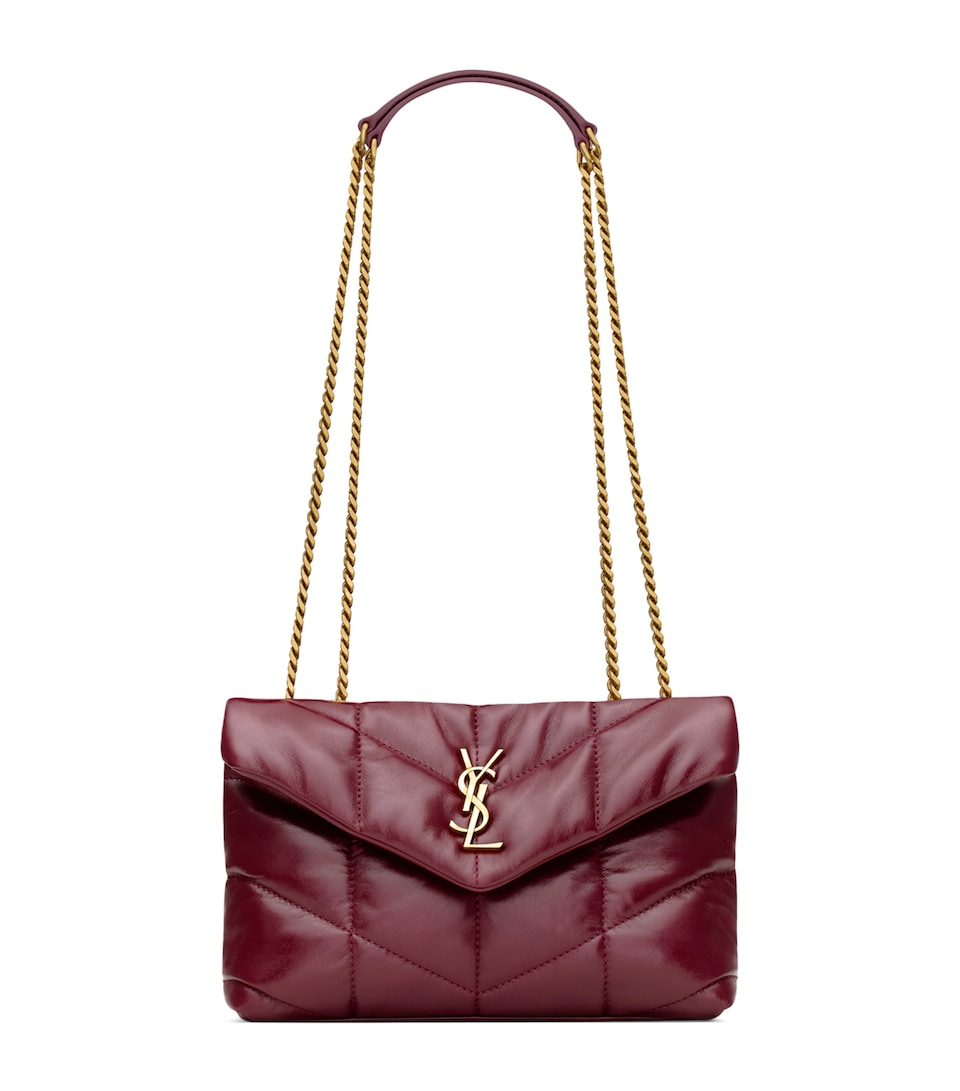 Toy Leather Puffer Shoulder Bag