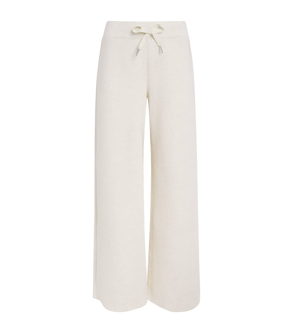 SPANX Womens SPANX AirEssentials Wide-Leg Sweatpants Oatmeal Heather