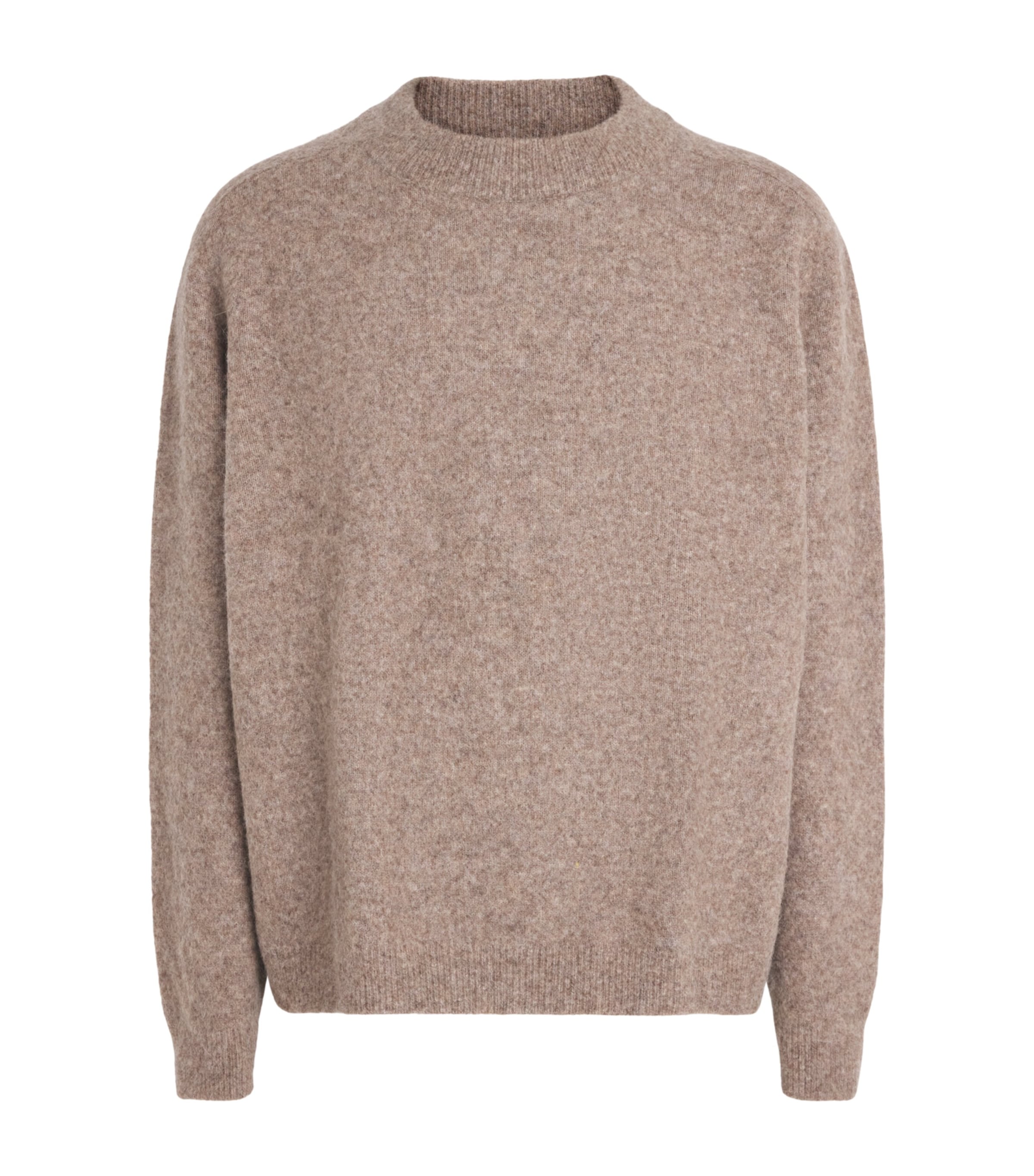 A.P.C. Mens Mélange Relaxed Sweater Bae Taupe