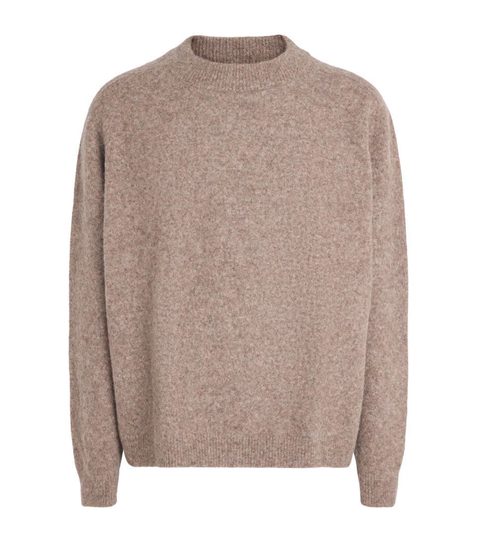A.P.C. Mens Mélange Relaxed Sweater Bae Taupe