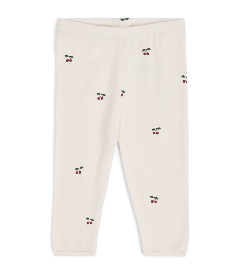 KONGES SLOJD Organic Cotton Cherry Leggings (0-24 Months)