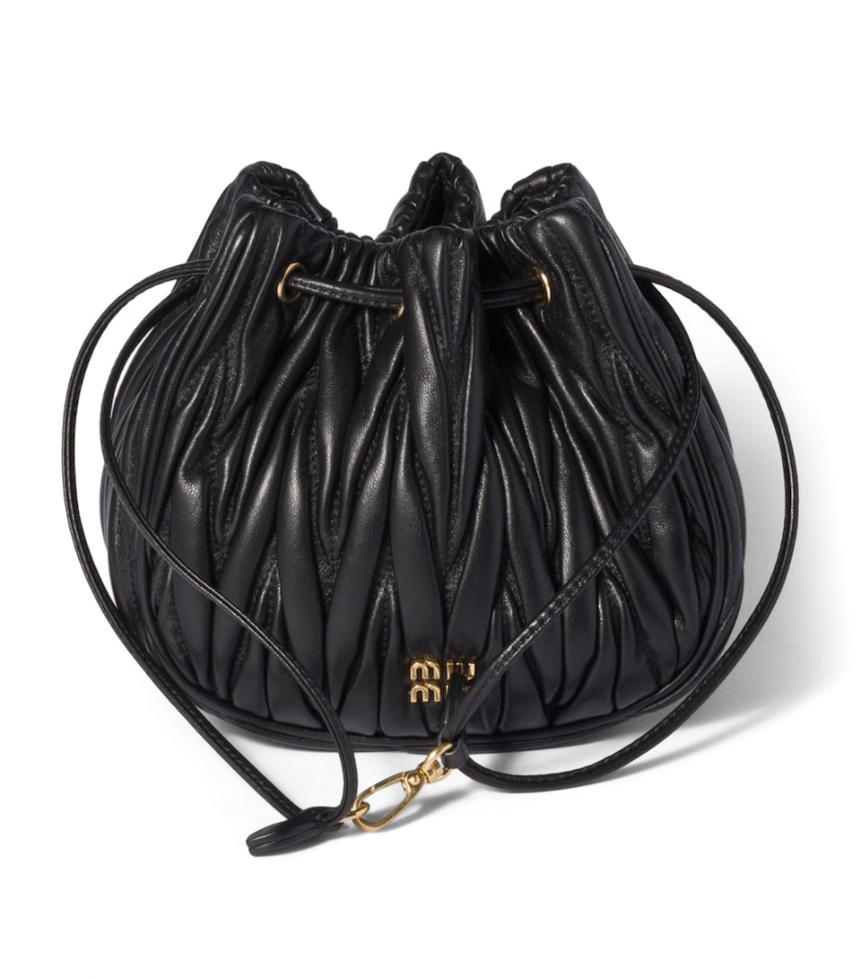 Matelassé Nappa Leather Pouch