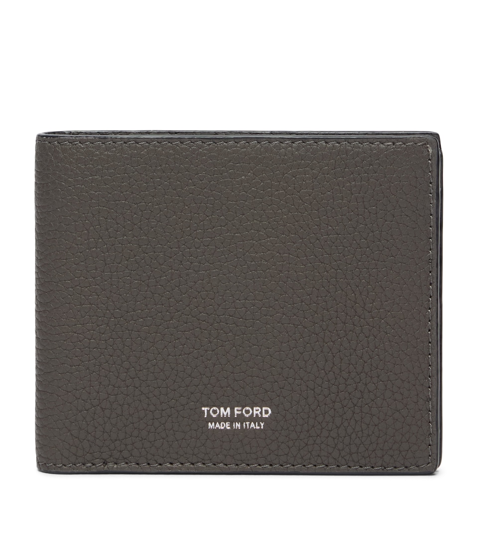 TOM FORD Grained Leather Bifold Wallet Tbg