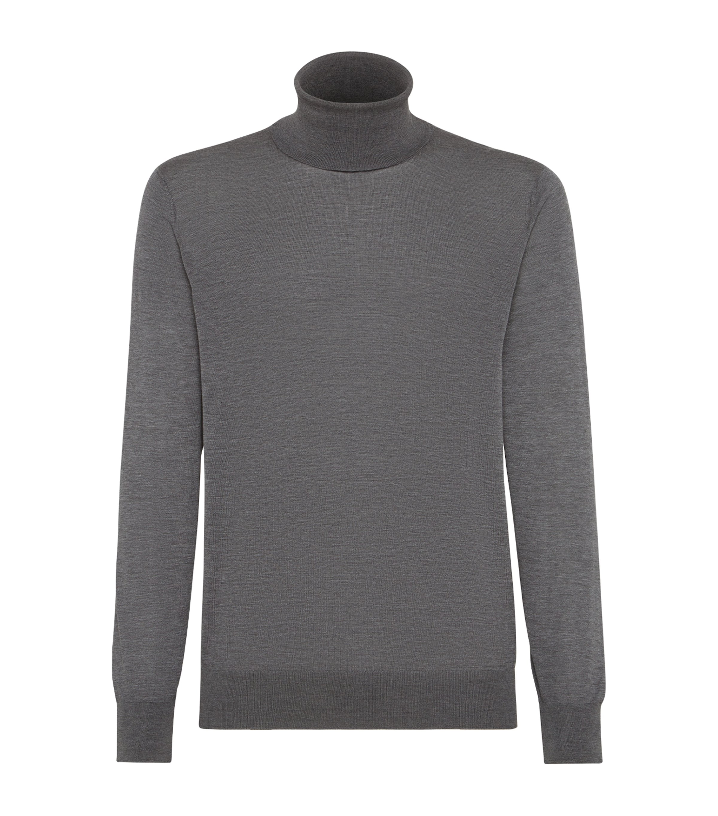 Silk-Cotton Rollneck Sweater