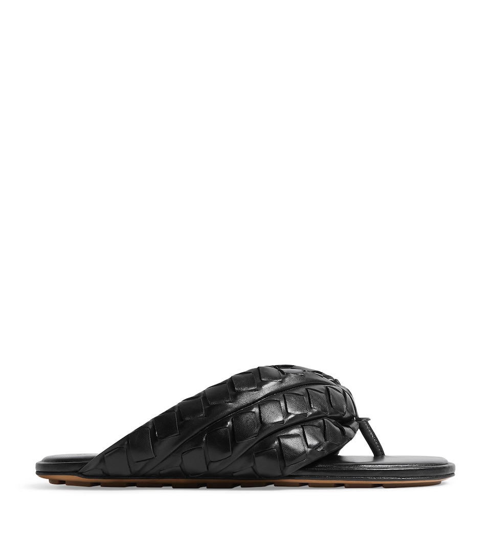 Bottega Veneta Lambskin Intrecciato Sandals