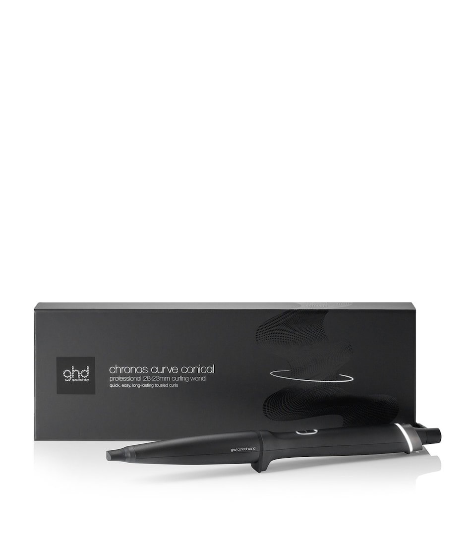 ghd Chronos Curve Conical Wand Hair Curler (28-23mm) Black
