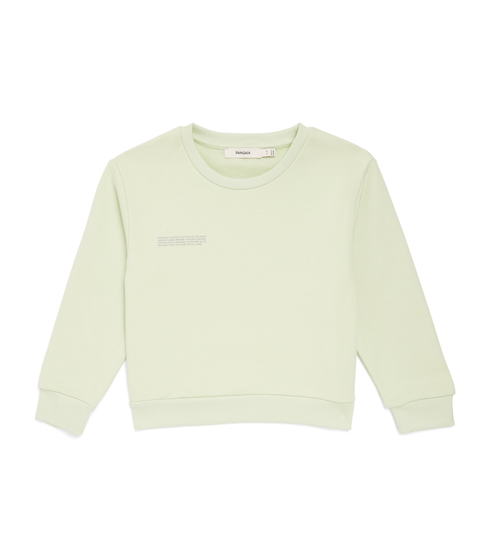 Pangaia Kids Regenerative Cotton Sweatshirt (3-12 Years) Neon Haze