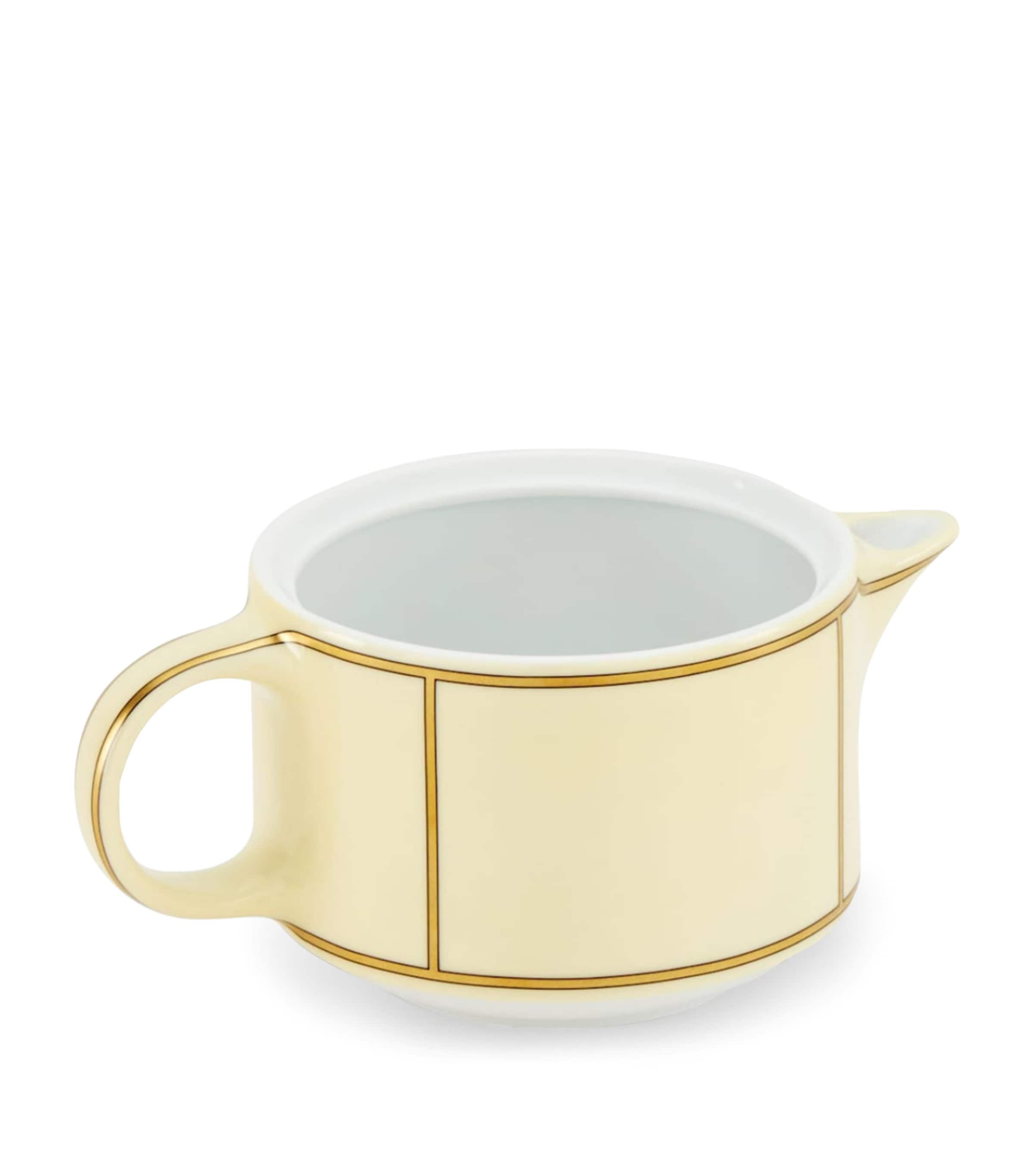Porcelain Colonna Diva Giallo Milk Jug (300ml)