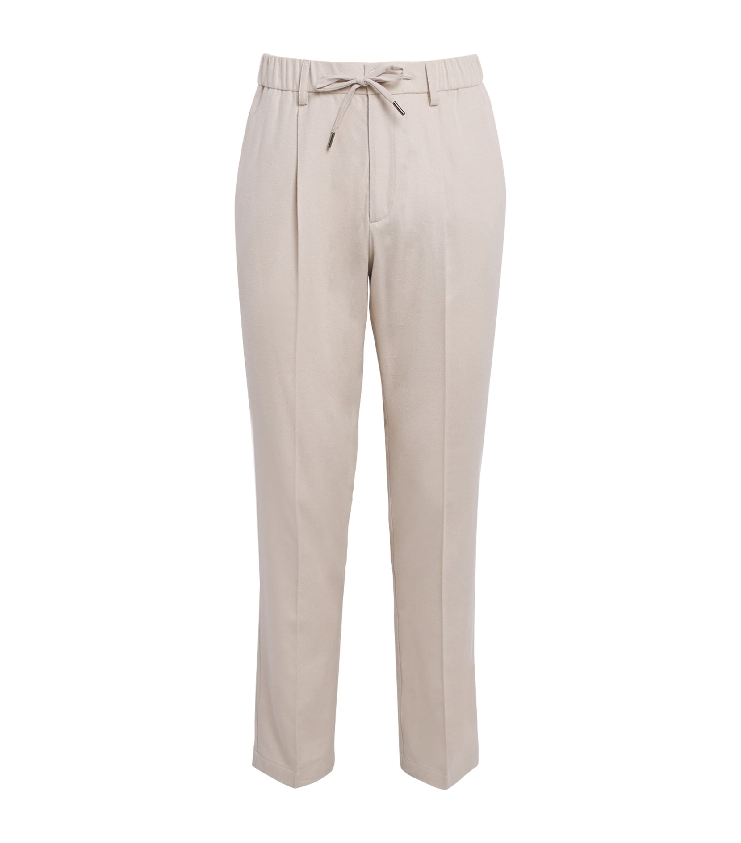 Herno Mens Silk-Cashmere Drawstring Trousers Chantilly