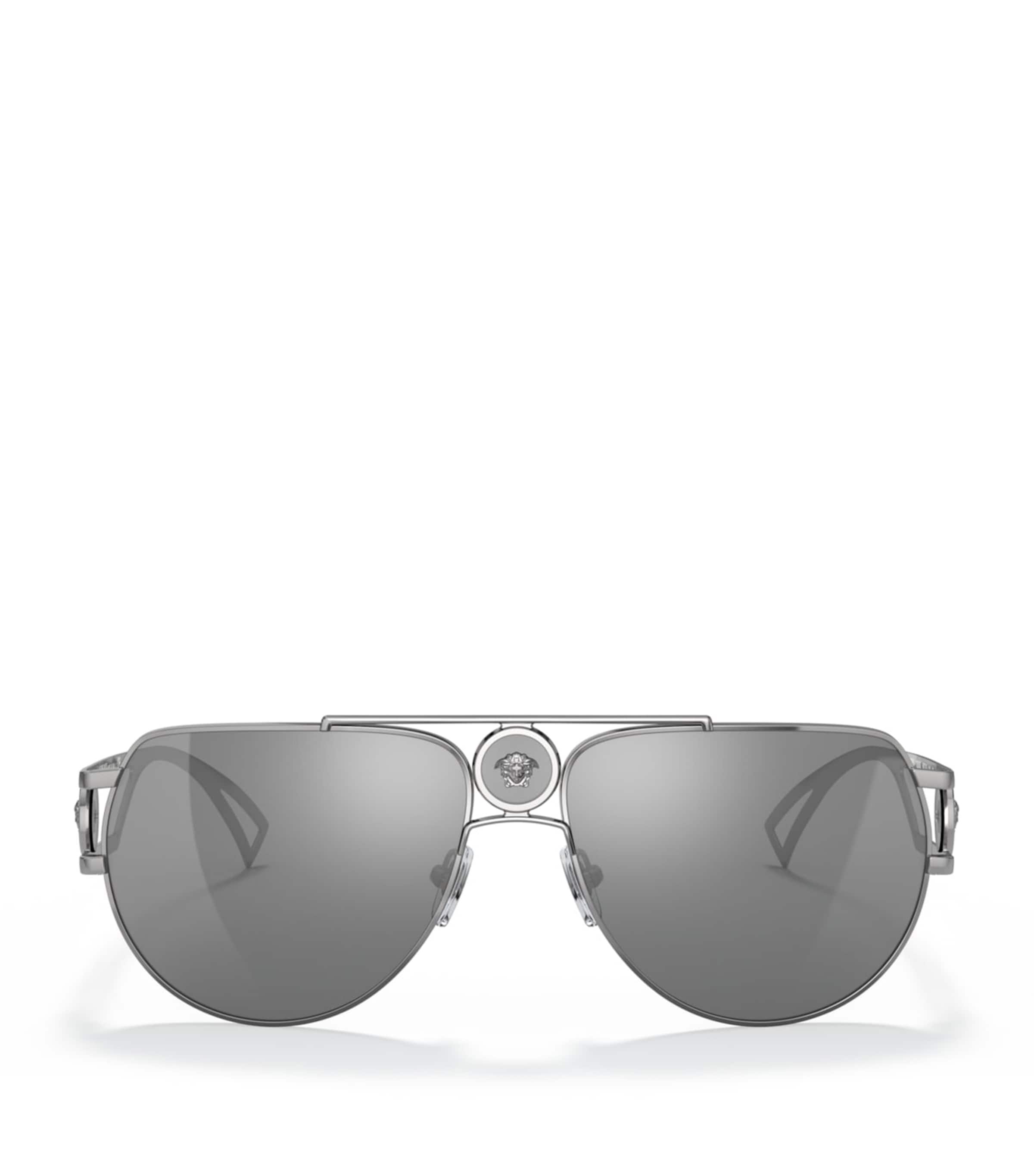 Metal Medusa Aviator Sunglasses