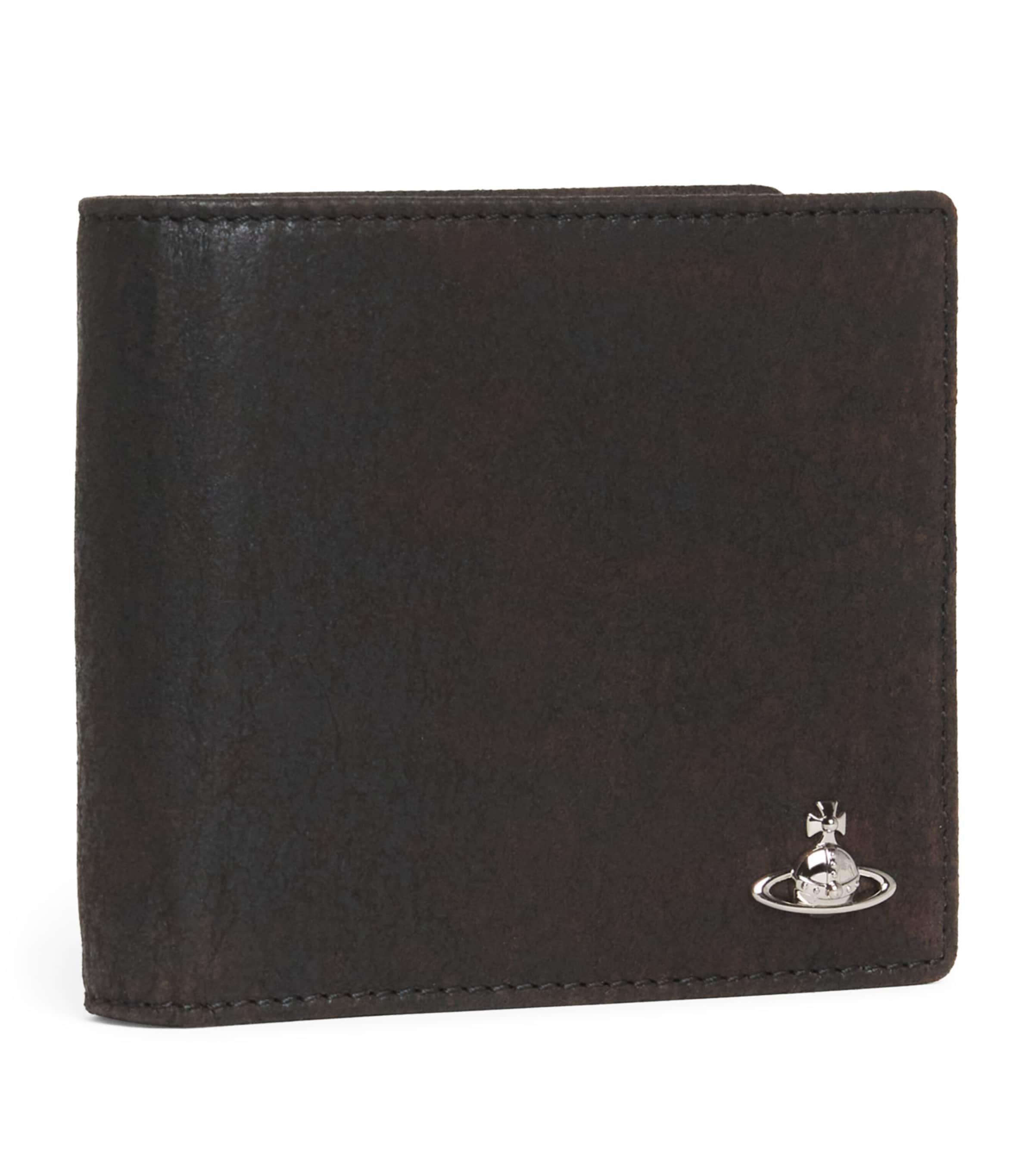 Leather Logo Bifold Wallet