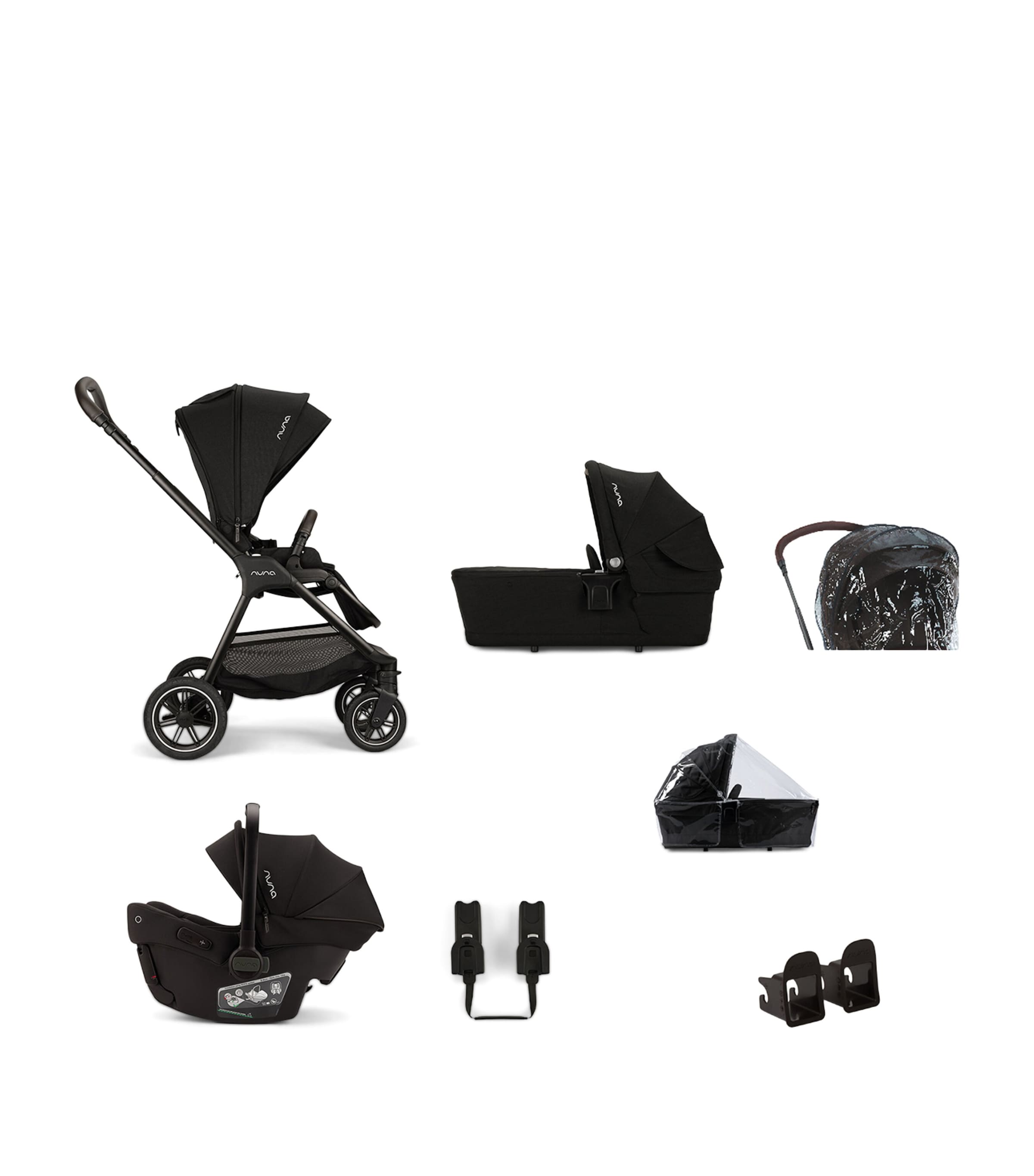 Nuna TRIV Next Urbn Bundle with PIPA Urbn Car Seat Caviar