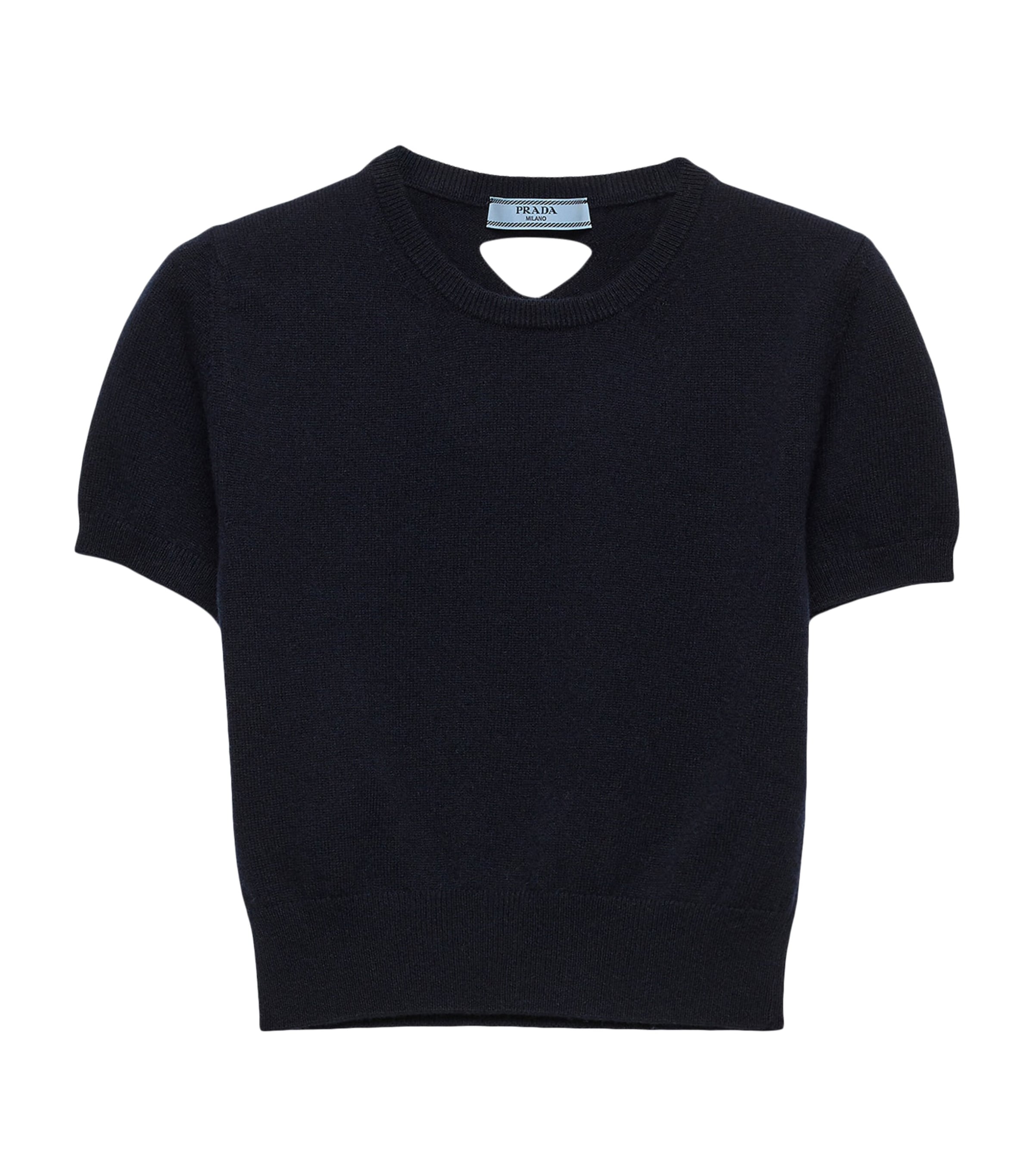 Cashmere Triangle Cut-Out Sweater