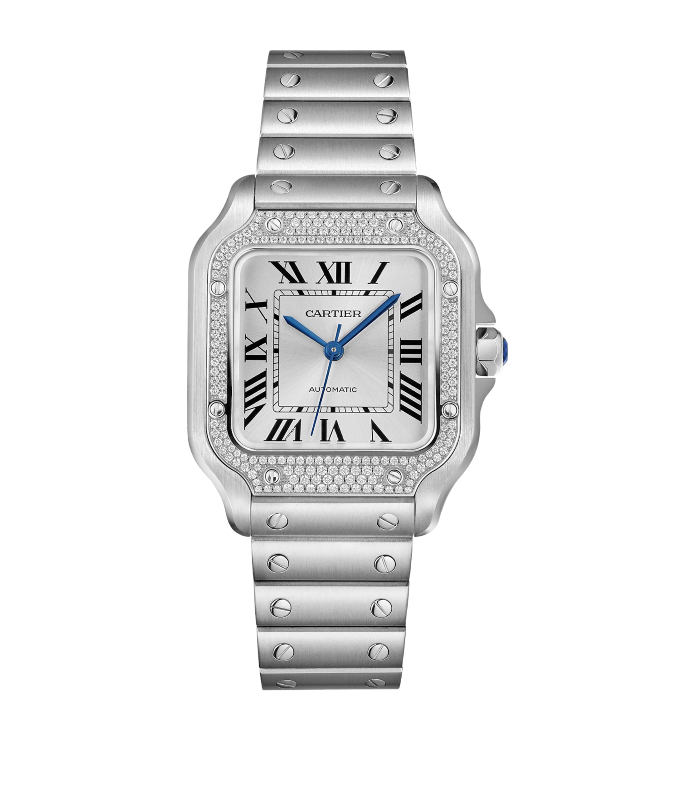 Cartier Medium Steel Santos de Cartier Watch 35.1mm Steel
