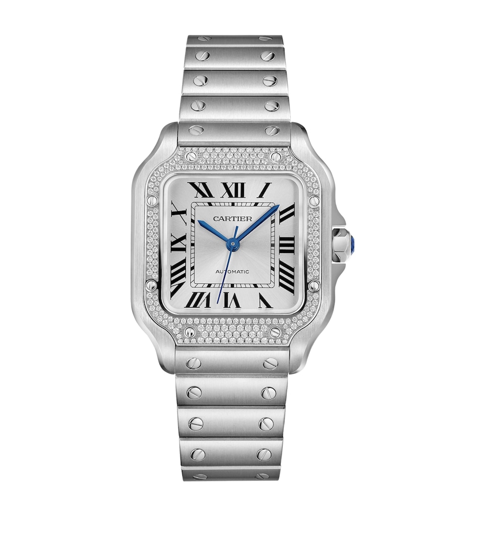 Cartier Medium Steel Santos de Cartier Watch 35.1mm Steel