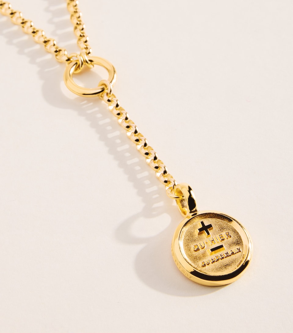 TILLY SVEAAS Gold-Plated Que Demain Necklace Gold
