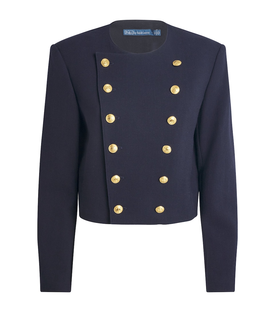 Wool Button-Detail Jacket