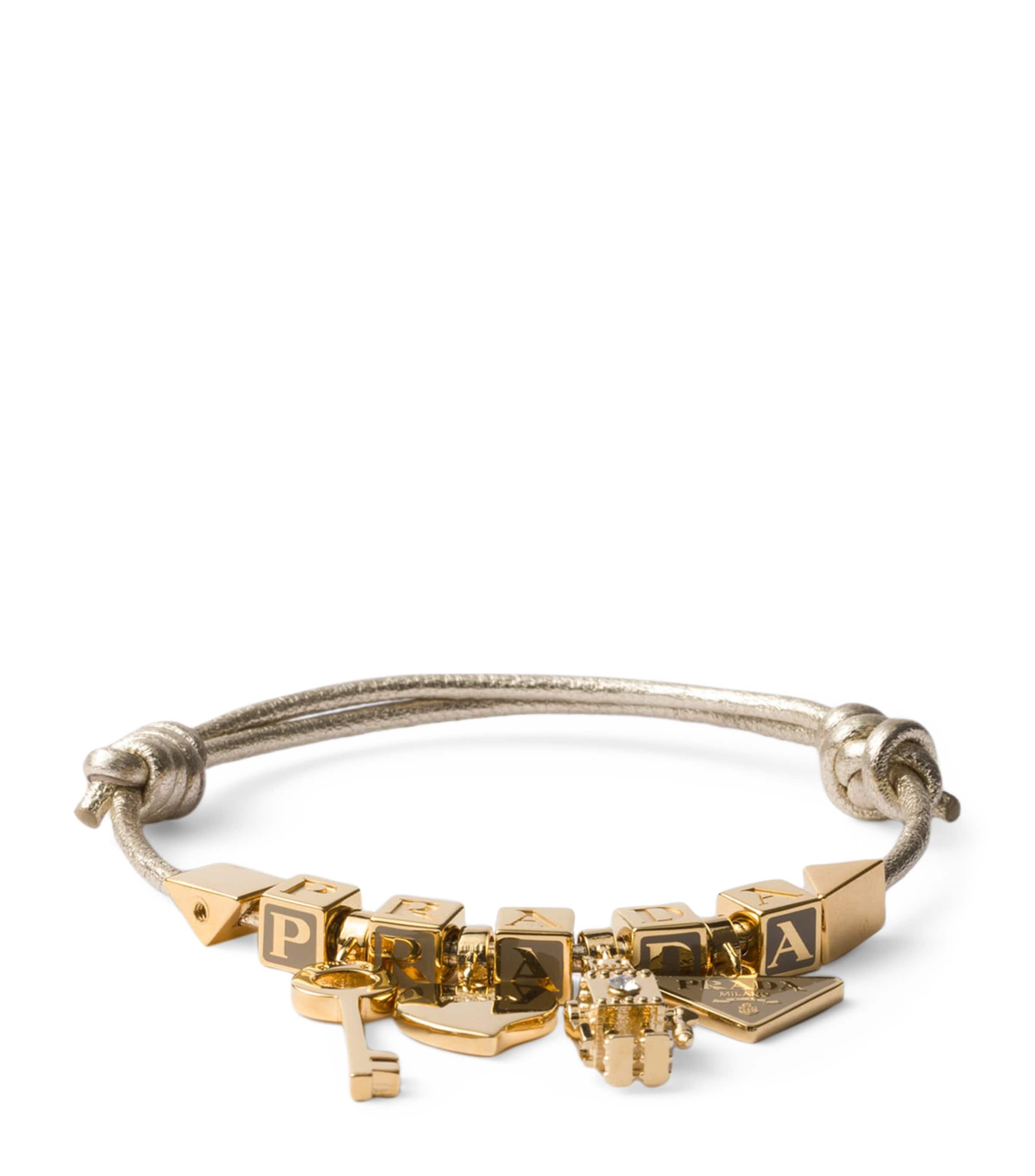 Nappa Leather Charm Bracelet
