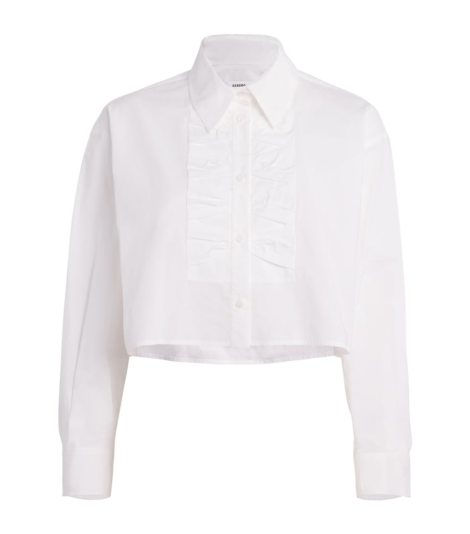 Cotton Cropped Shirt