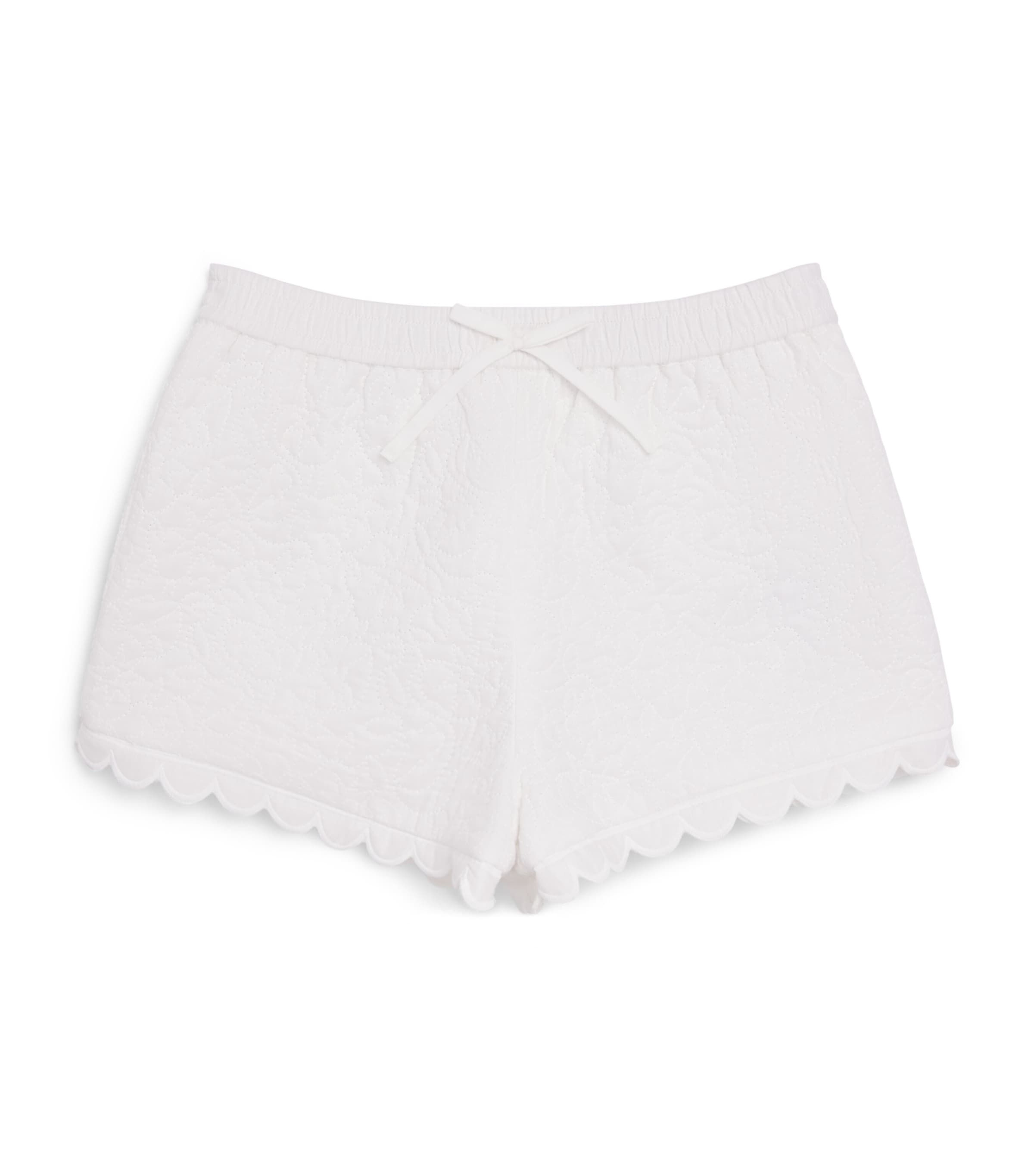 Zimmermann Kids Quilted Solstice Shorts (2-12 Years) Ivory