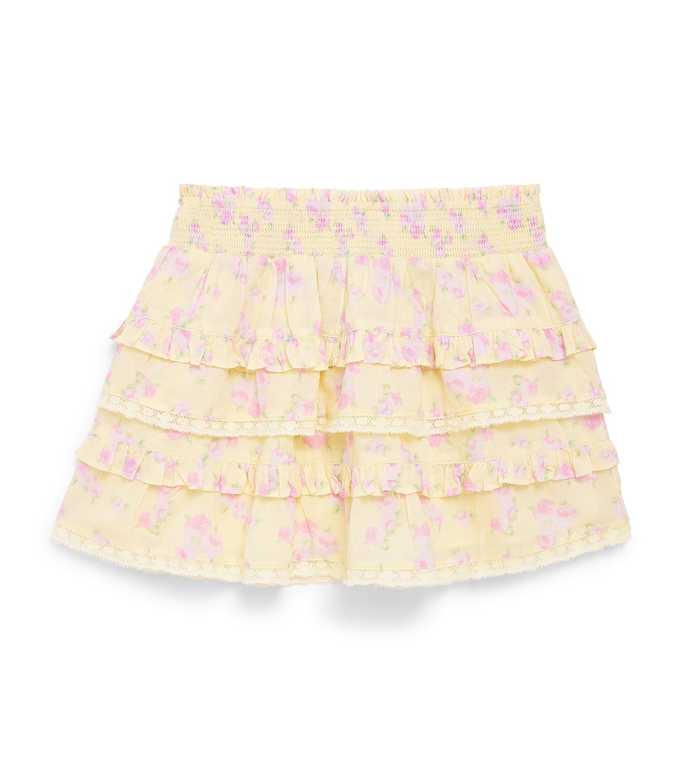 LoveShackFancy Cotton Floral Billie Skirt (7-14 Years) Lemsplemon Spritz