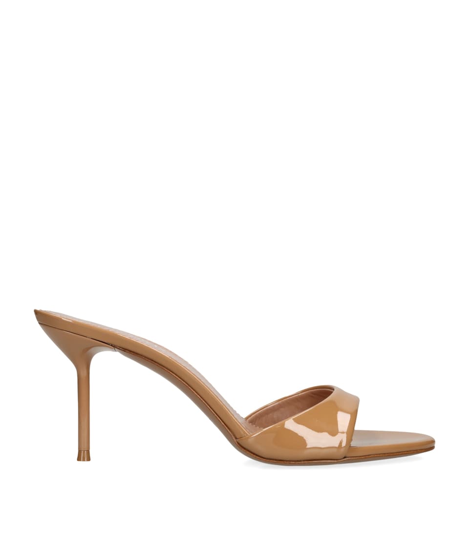 Paris Texas Patent Leather Lidia Mules 70 Beige