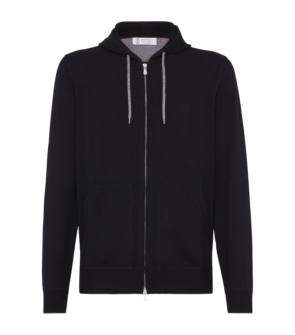 Cashmere Hooded Cardigan