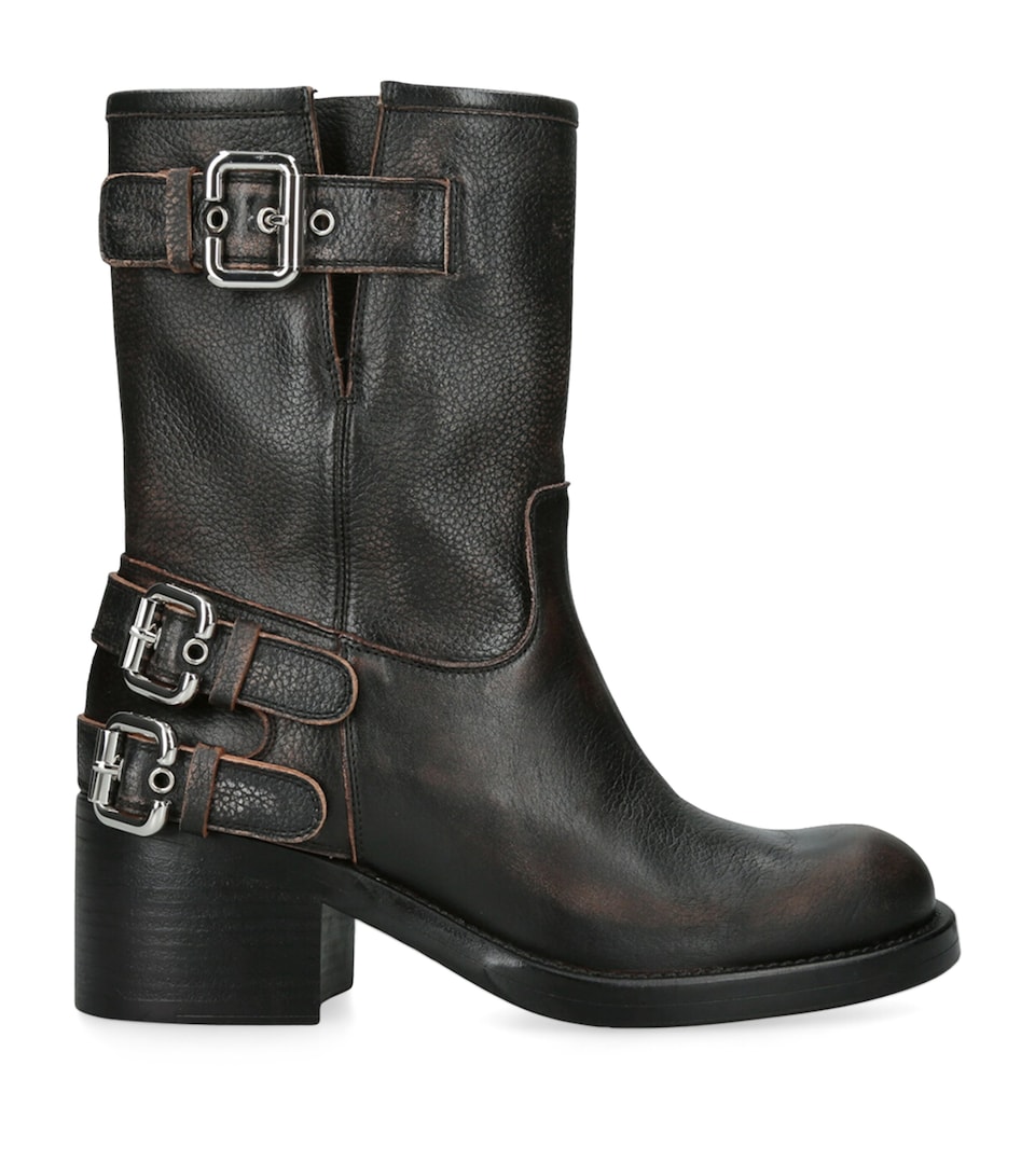 Leather Dakota Ankle Boots 60
