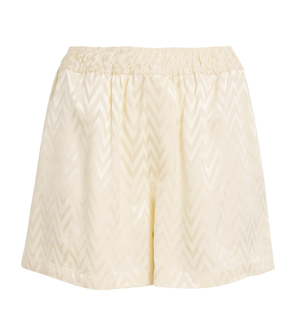 Zigzag-Jacquard Shorts
