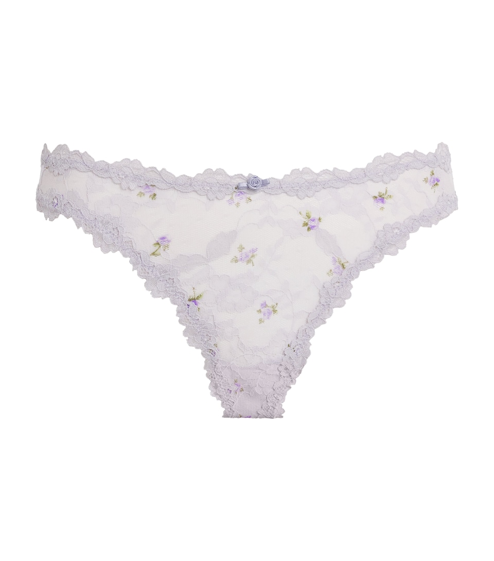 Lace Dipped Thong