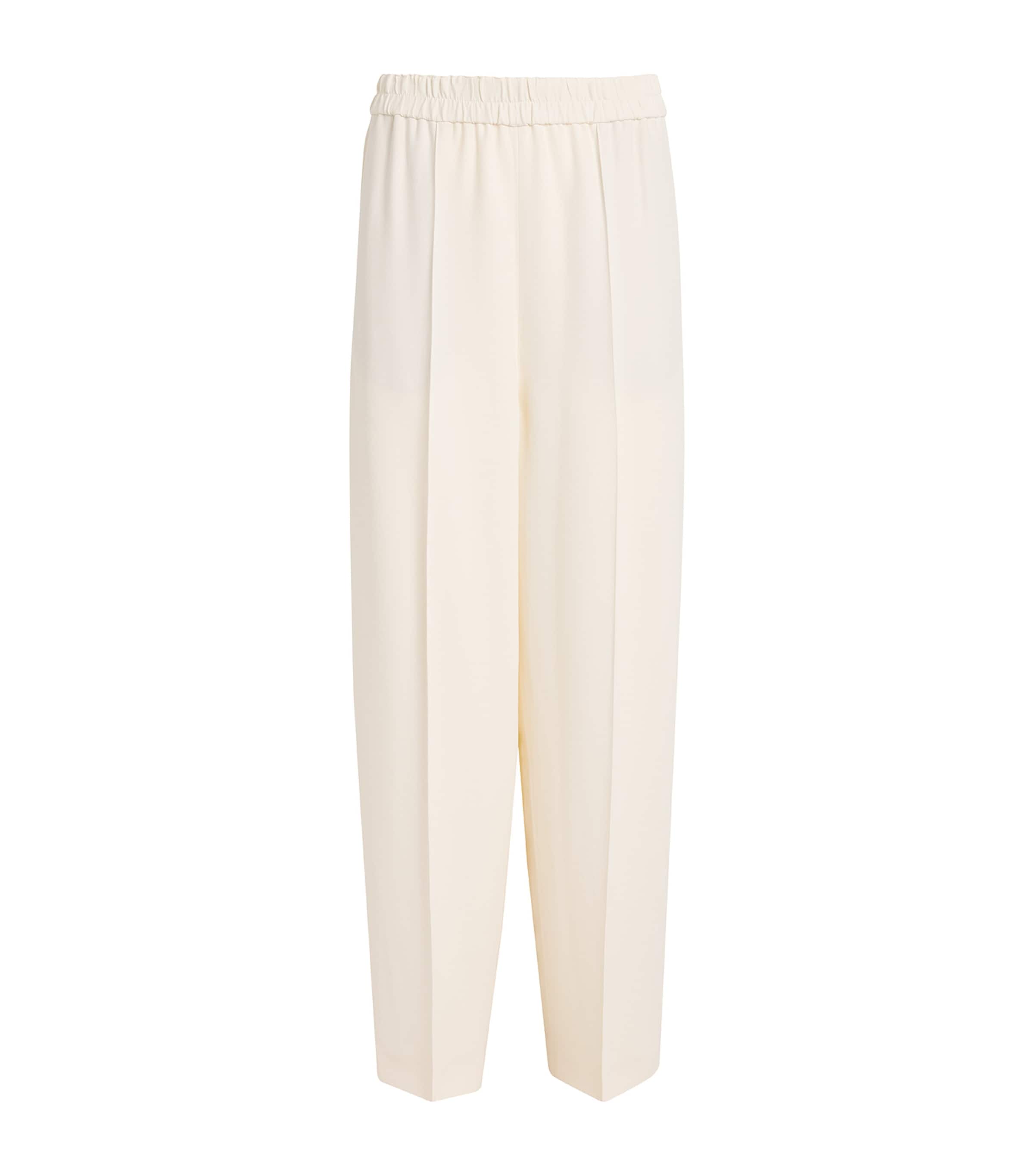 Fabiana Filippi Womens Cady Beaded Trousers Burro