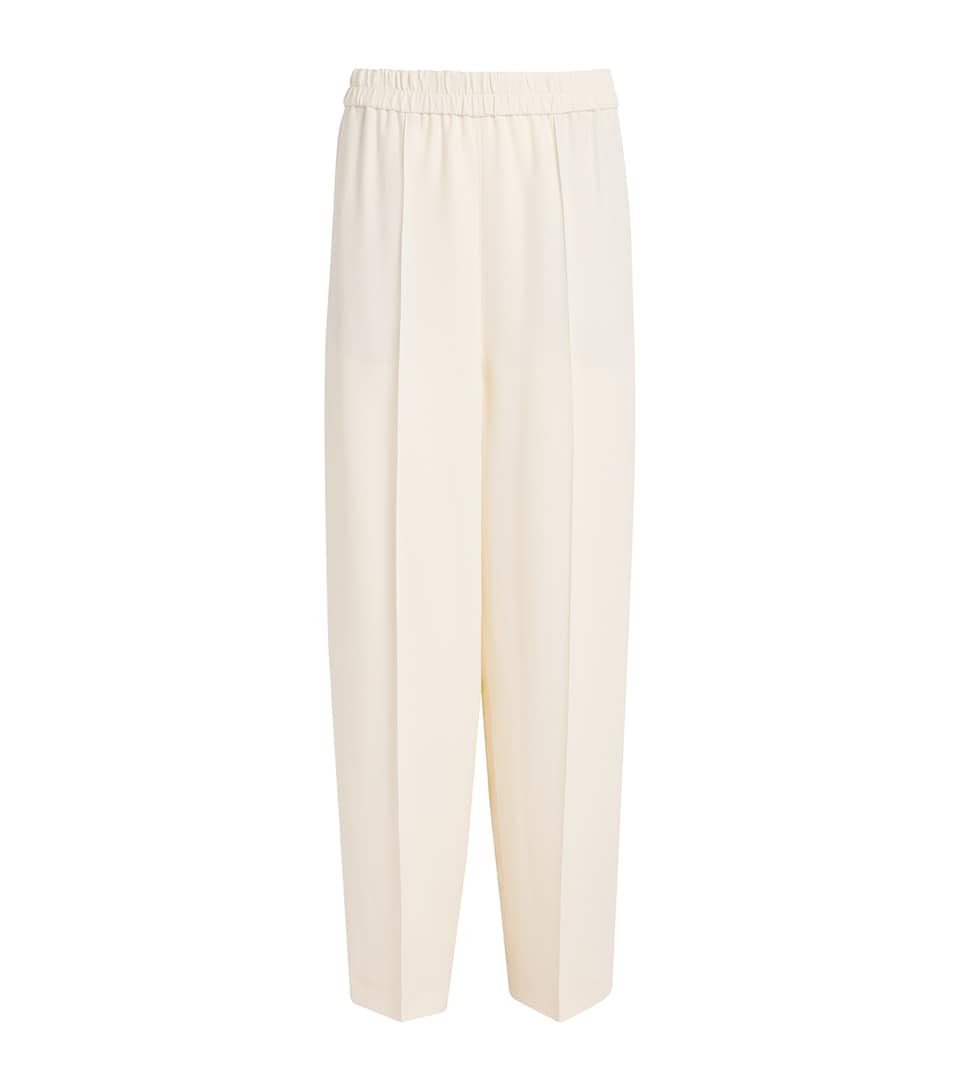 Fabiana Filippi Womens Cady Beaded Trousers Burro