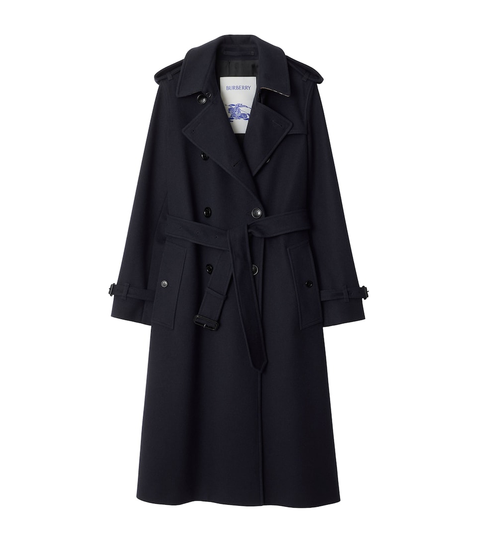 Cashmere Long Kensington Heritage Trench Coat