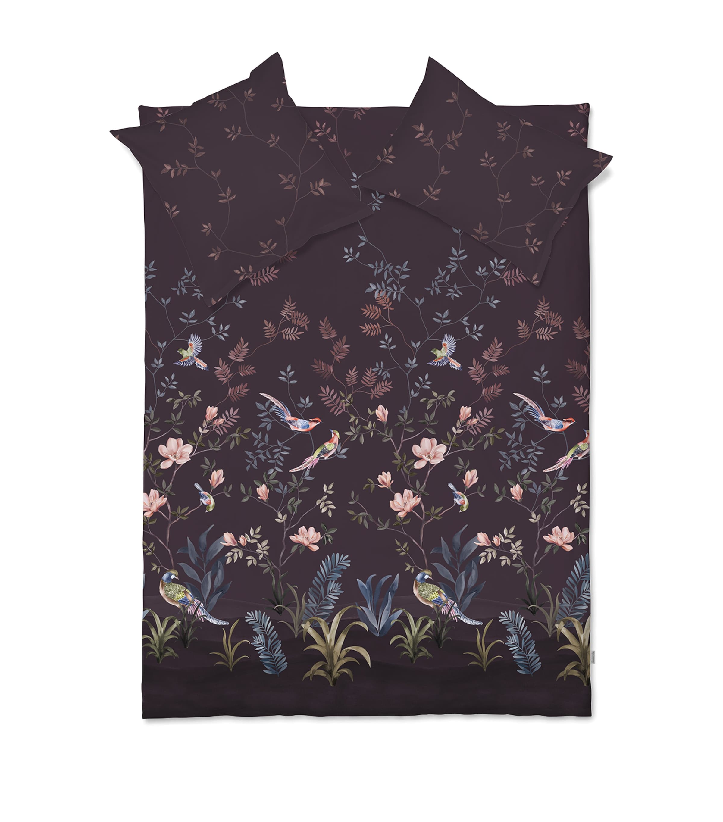 Schlossberg Gaia King Flat Sheet (280cm x 290cm) Aubergine
