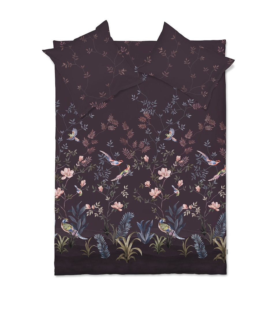 Schlossberg Gaia King Flat Sheet (280cm x 290cm) Aubergine