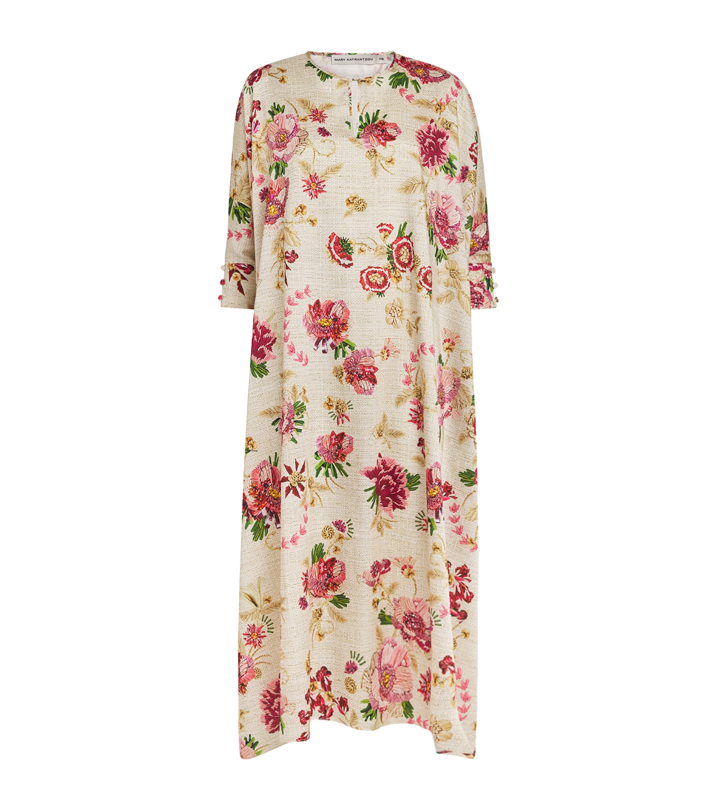 Printed Zante Midi Kaftan