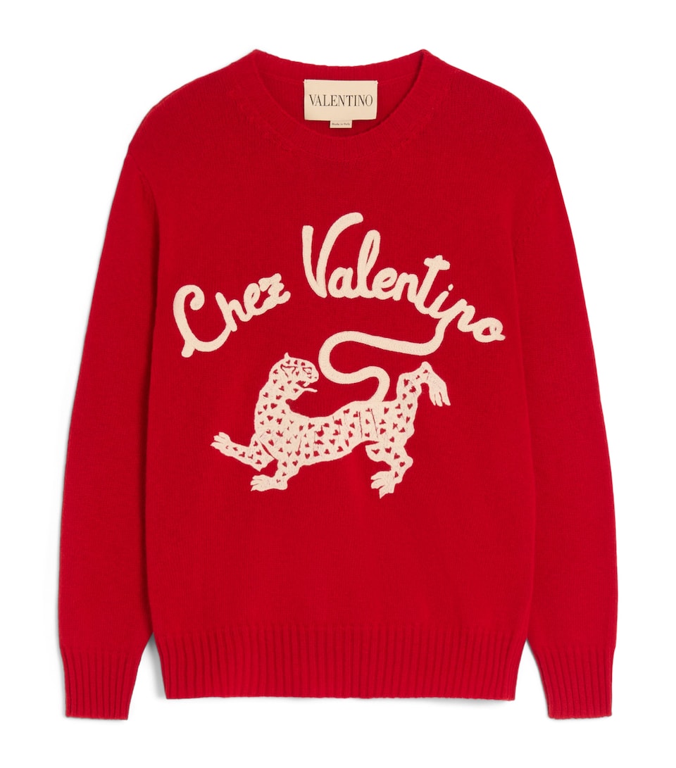 Wool Graphic Sweater