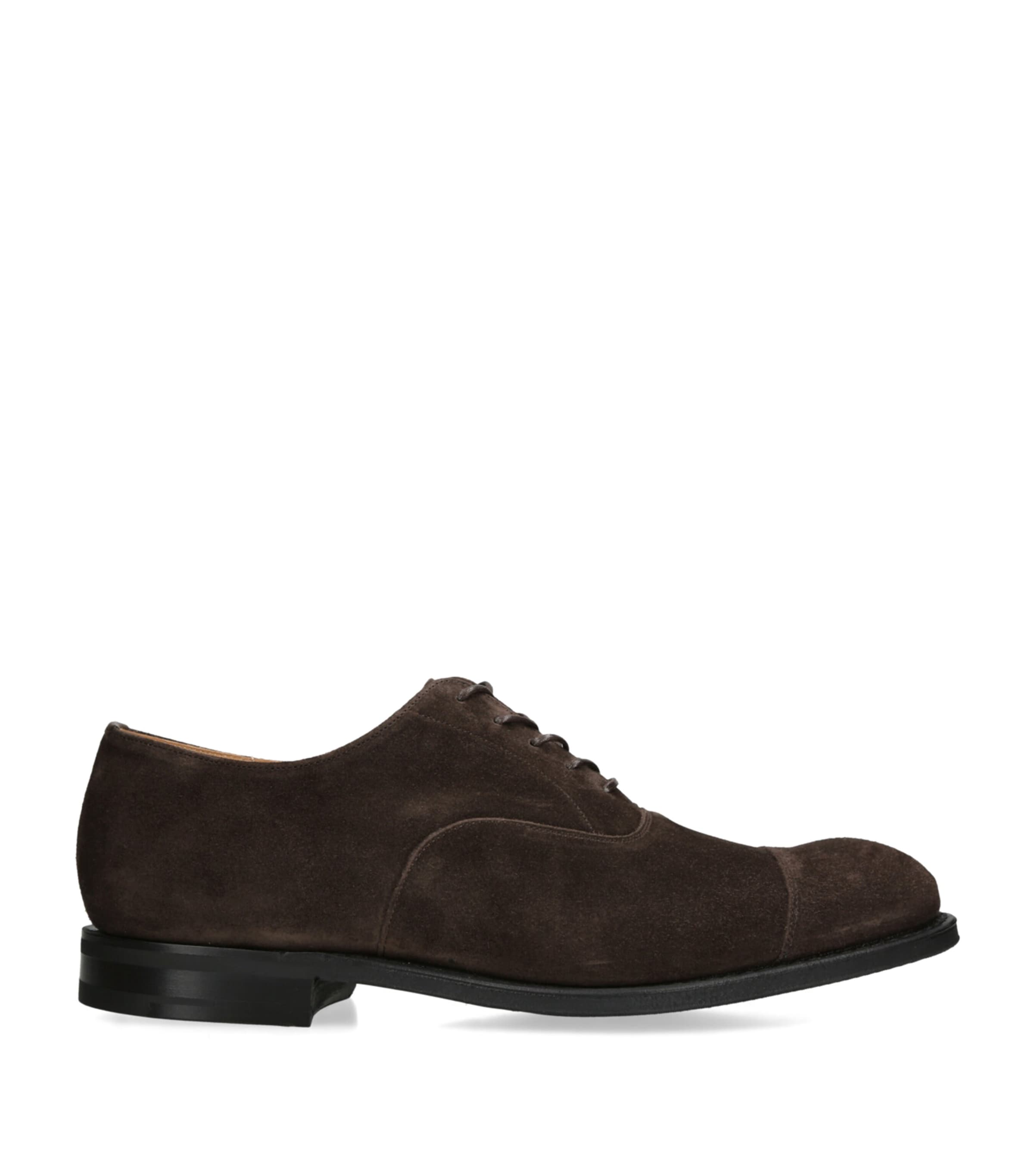 Church's Suede Consul 2.0 Oxford Shoes Dark Brown