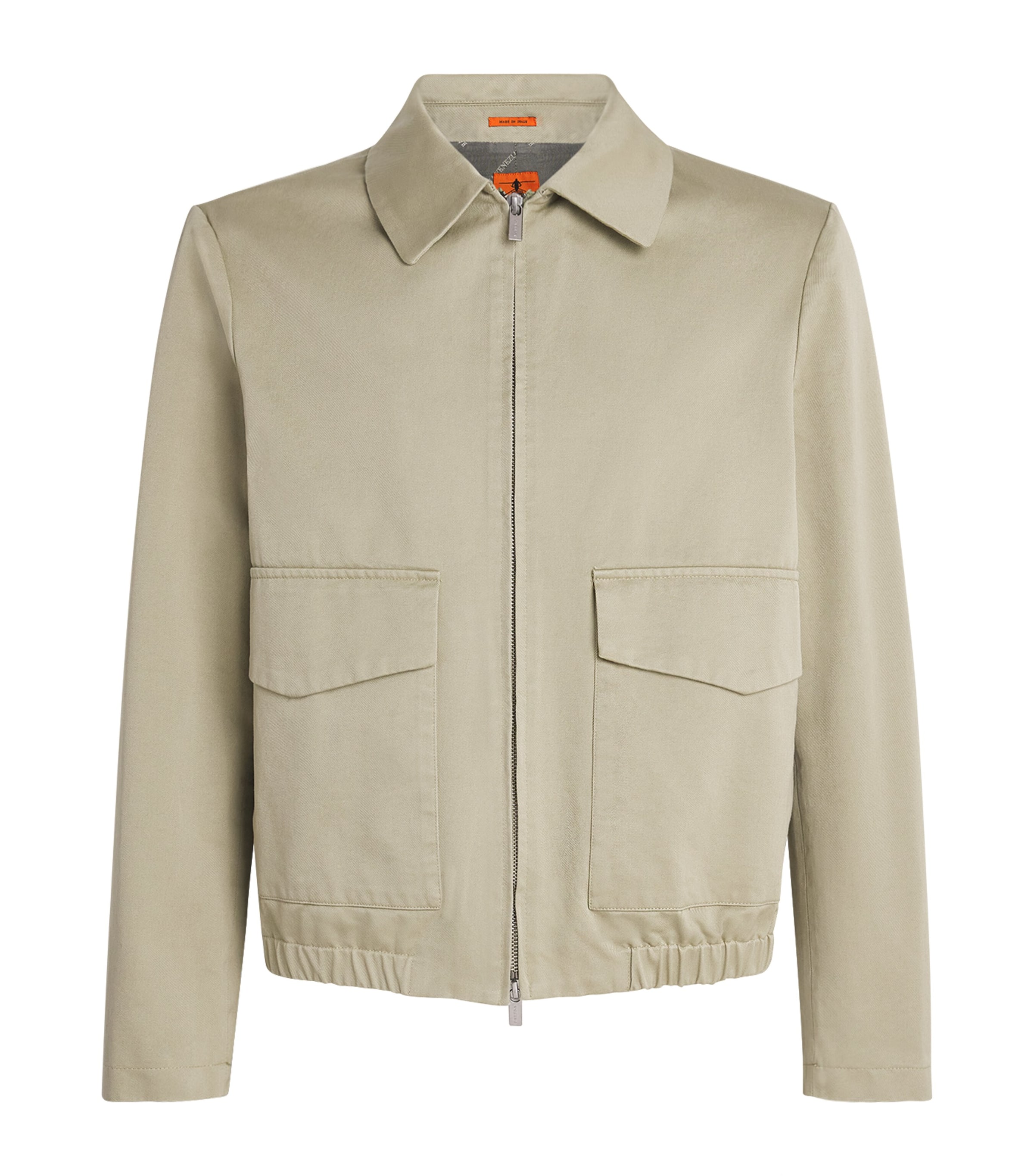 Cotton Collar Bomber Jacket