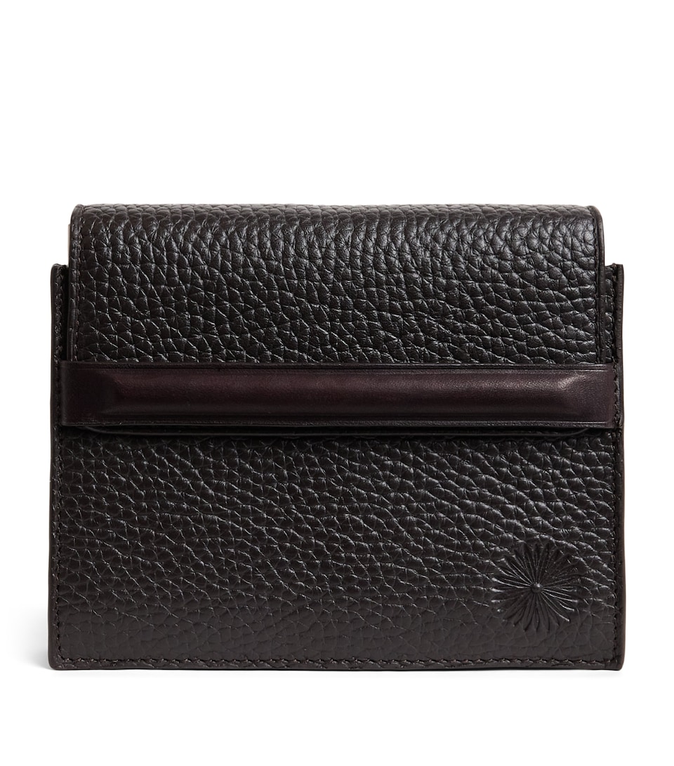 Purdey Leather Double Card Set Holder Dbr