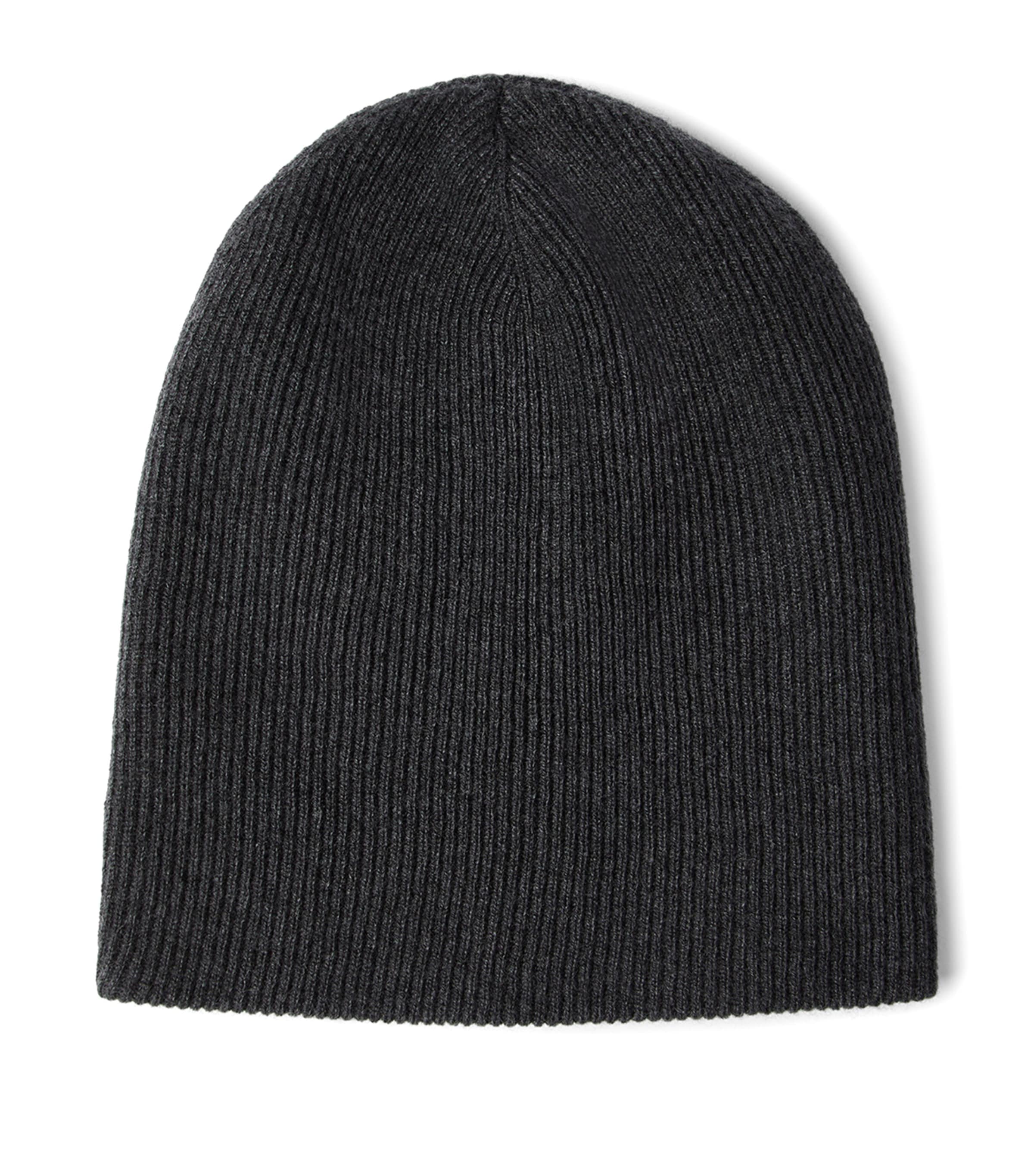 Cashmere Rib Beanie