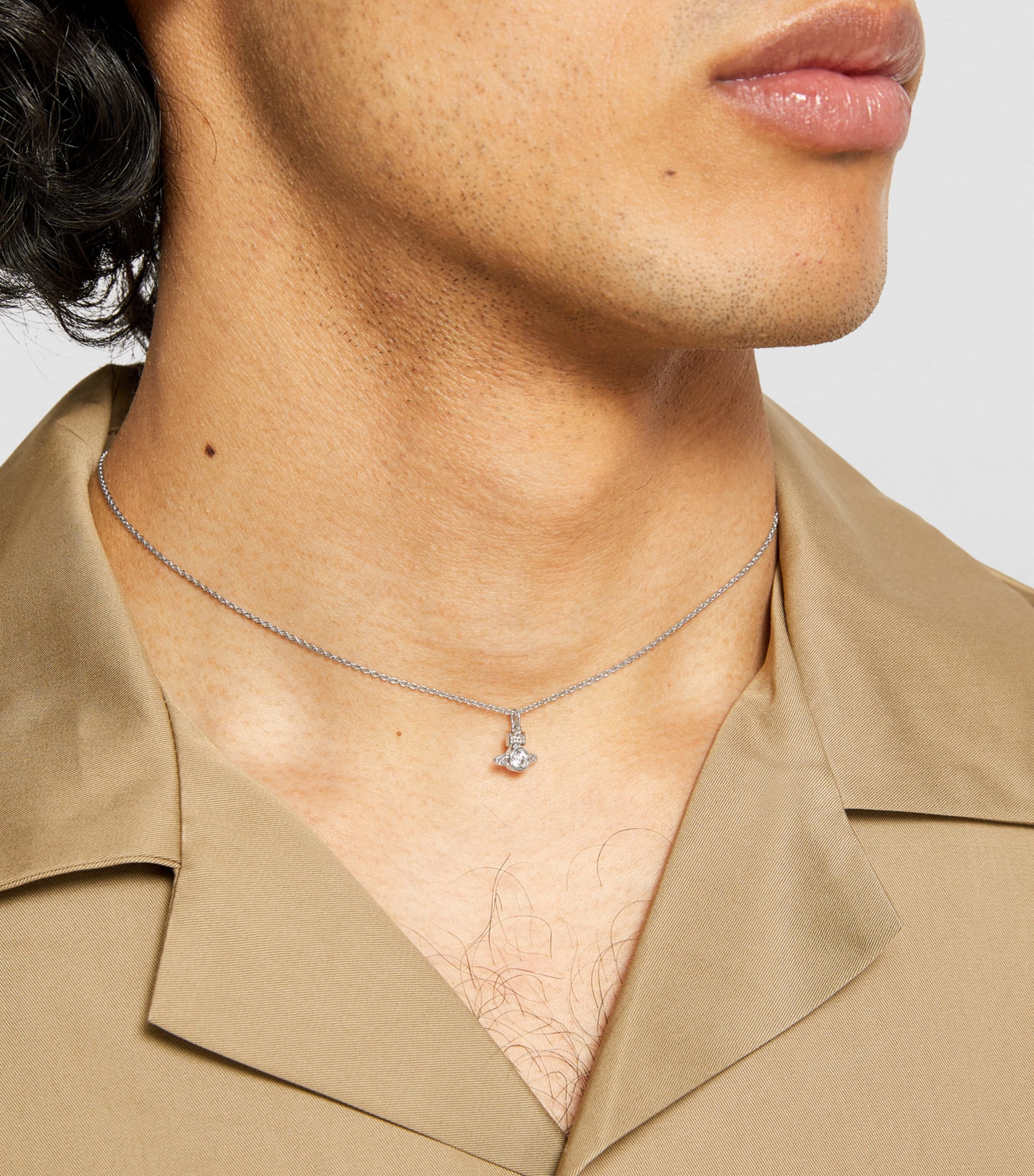 ネックレス・ペンダント Vivienne Westwood  Pendant Necklace P347 Vivienne Westwood Silver Purple 3D Giant Orb Pendant