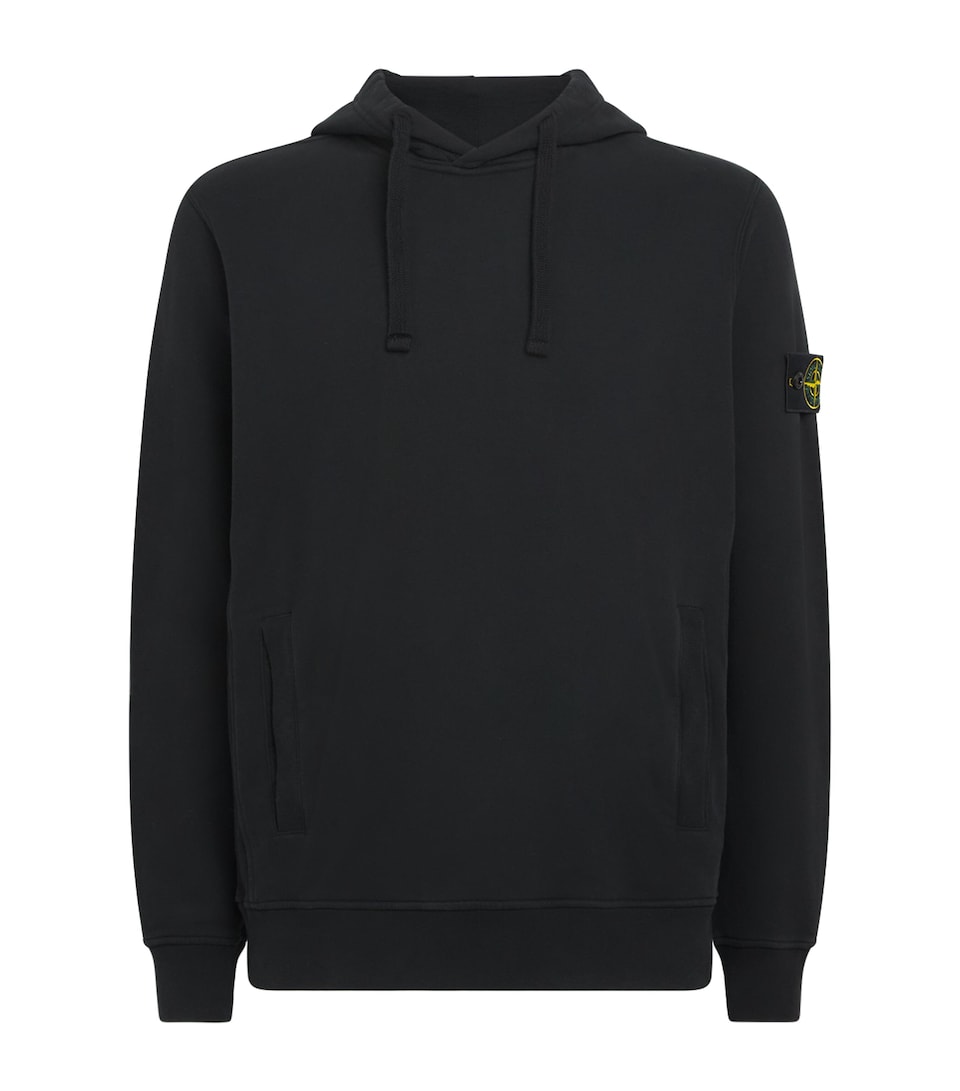 Stone Island Mens Organic Cotton Compass Hoodie